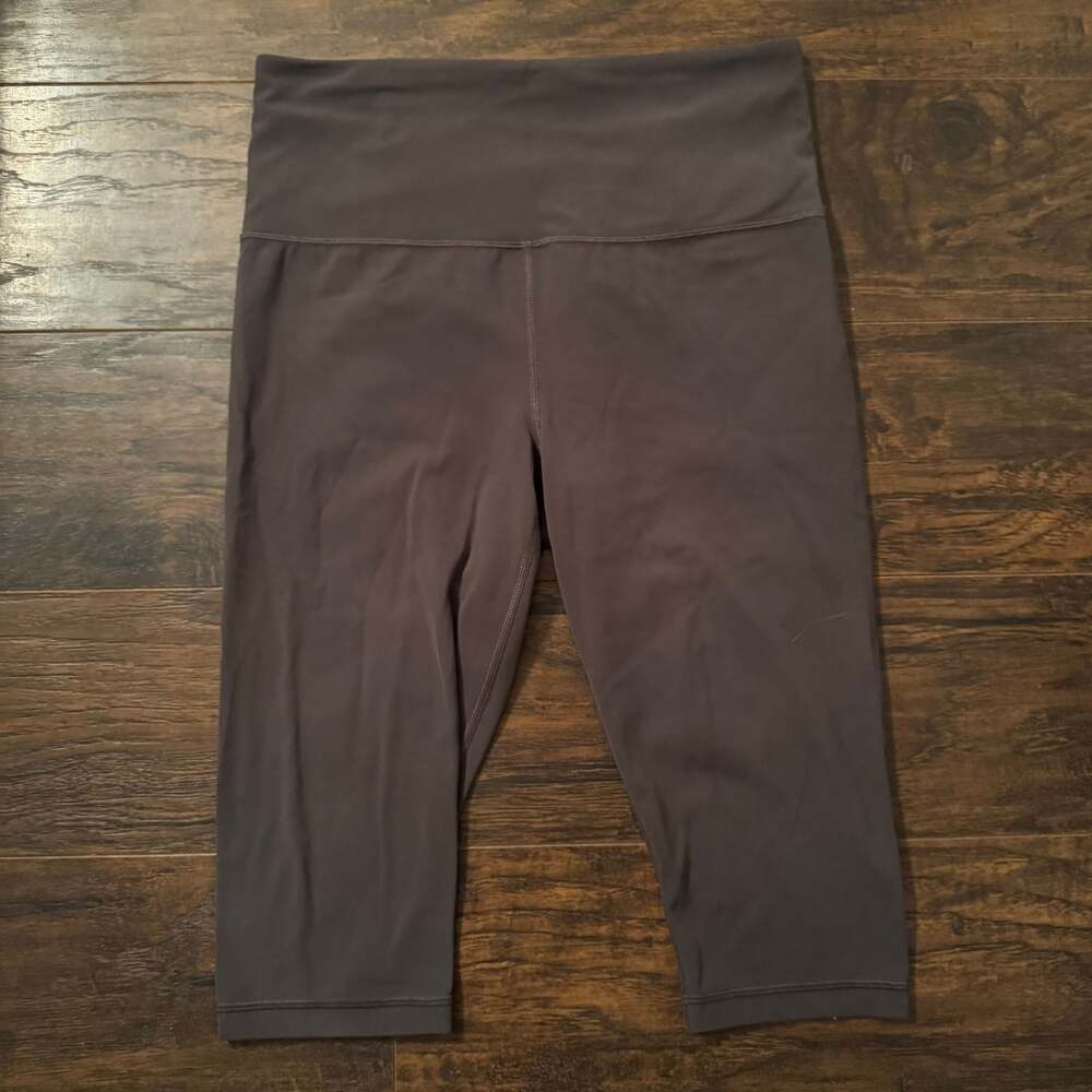 Athleta Elation Crop Yoga Leggings in Brown